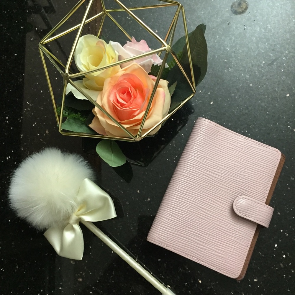 DYED Ring Planner Rose Ballerine Pink Epi